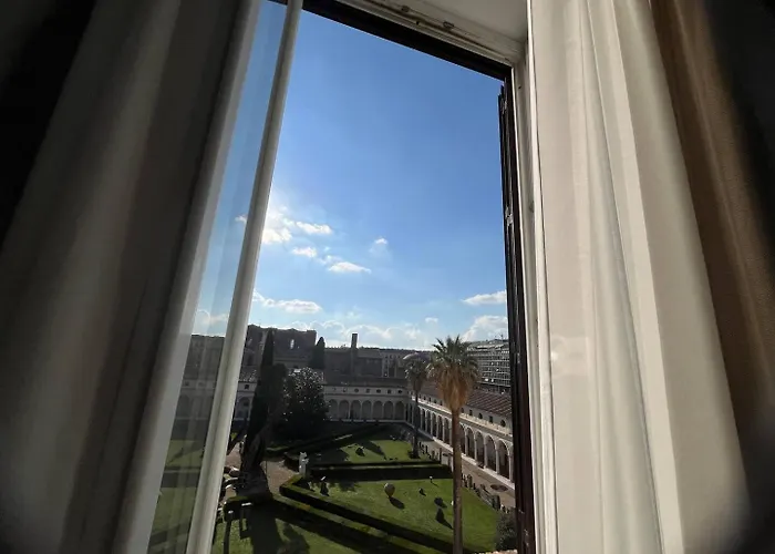 Camera X2 Con Splendida Vista Sulle Terme Di Diocleziano E Sul Chiostro Di Michelangelo